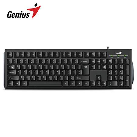 TECLADO GENIUS SMART KB-100 AI COPILOT USB SP BLACK (31300005401)