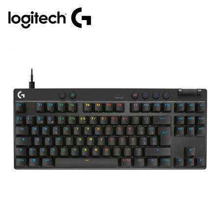 TECLADO LOGITECH PRO X TKL RAPID ANÁLOGO / WIRED USB-C / LIGHTSYNC RGB / KEYCONTROL BLACK (920-013131)