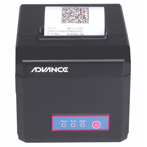 [pradv8010n] Impresora termica Inalámbrica Advance ADV-7011, velocidad de impresion 90 mm/seg.
