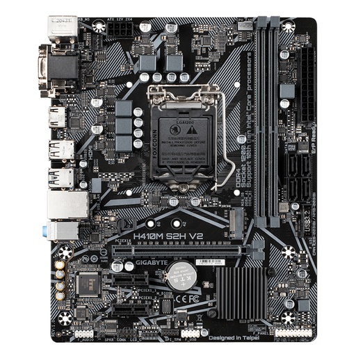 [mbgbh410ms2hv2] motherboard gigabyte h510m h, chipset intel h510,lga1200, matx[@@@]soporta procesador