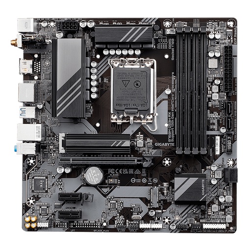 [mbgbb760mds3ha5] motherboard gigabyte b760m ds3h ddr4 (rev. 1.0), chipset intel b760, lga1700, matx[@@