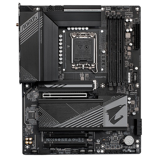 [mbgbb760aorelax] Motherboard Gigabyte B760 AORUS ELITE AX (rev. 1.0) Chipset Intel B760, LGA1700, ATX