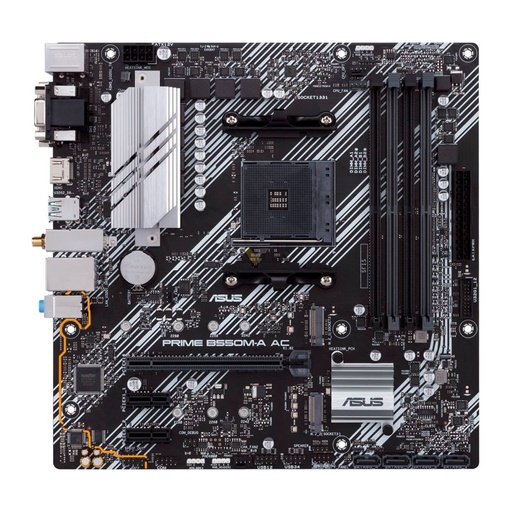 [mbasb550m-aac] Motherboard Asus PRIME B550M-A AC, Chipset AMD B550, Socket AMD AM4, mATX