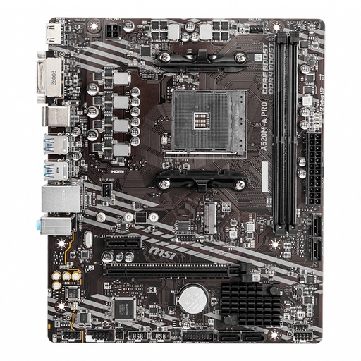 [mbmsa520m-apro] Motherboard MSI A520M-A PRO, Chipset AMD A520, Socket AMD AM4, mATX
