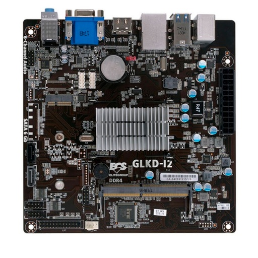 [mbecglkdi2n4020] Motherboard ECS Glkd-i2 Con procesador Integrado Celeron N4020 1.10 / 2.80 GHz DDR4 SODIMM