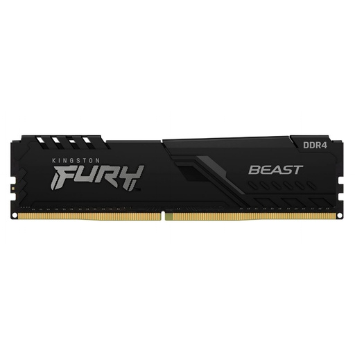 [me8gkf426c16bb8] Memoria Kingston Fury Beast, 8GB DDR4 2666 MHz, PC4-21300, CL16, 1.2V.