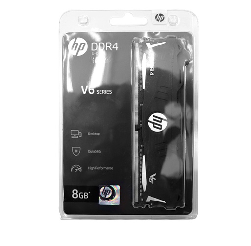 [me8ghp7eh67aa] Memoria HP V6 Series, 8GB, DDR4, 3200 MHz, PC4-25600, CL-16, 1.35V