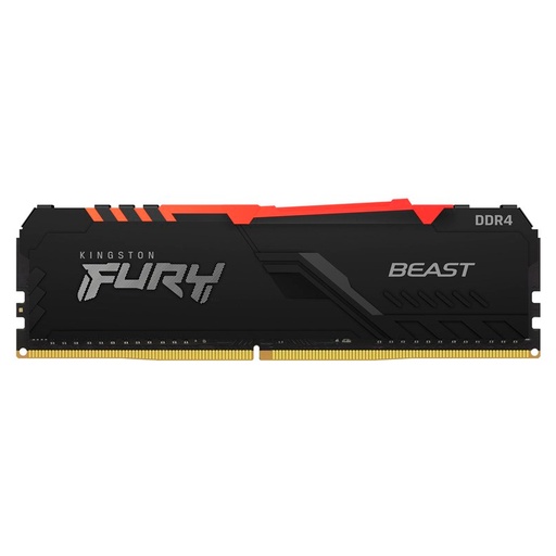 [me8gkf432c16rgb] Memoria Kingston Fury Beast 8GB DDR4-3200 MHz, PC4-25600, CL16, 1.35V, 288-Pin, Non-ECC