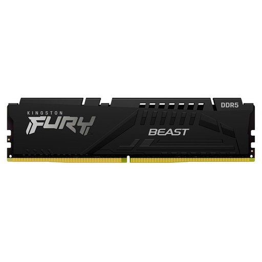 [me16kf552c40bb1] Memoria Kingston Fury Beast 16GB, DDR5-5200MHz, PC5-41600, CL40, 1.25V, 288-Pines, XMP 3.0