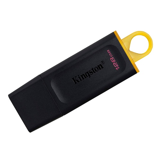 [acktdtx128gb] Memoria Flash USB Kingston DataTraveler Exodia 128GB, USB 3.2 Gen 1, Color Amarillo.