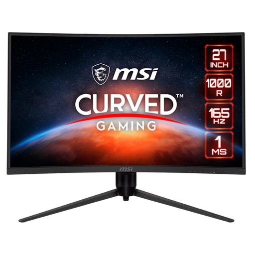[mo27msg271cqr] Monitor MSI Optix G271CQR, 27" CURVO(1000R) 2560x1440 (WQHD) VA, HDMI(2)/DP(1)/Earphone(1)